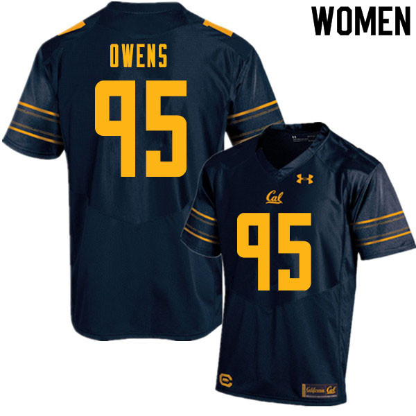 Women #95 Miles Owens Cal Bears College Football Jerseys Sale-Navy